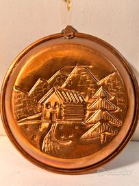 Antiquariato-Piatto in rame