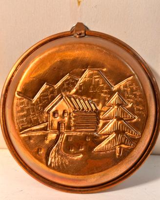 Antiquariato-Piatto in rame