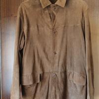 Giubbotto in vera pelle scamosciata uomo tg. XL
