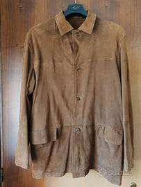 Giubbotto in vera pelle scamosciata uomo tg. XL
