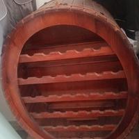 Porta bottiglie in legno