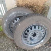 Gomme invernali complete di cerchio acciaio