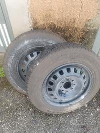 Gomme invernali complete di cerchio acciaio