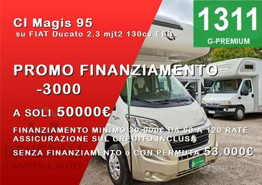 CAMPER CI DUCATO MANSARDATO 6 POSTI DINETTE GARAGE