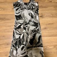 Vestito stampato taglia L usato una volta