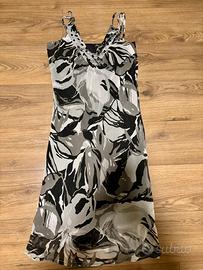 Vestito stampato taglia L usato una volta