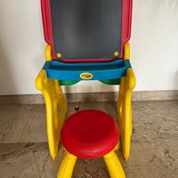 Lavagna Scrivania Crayola 2 in 1 con sgabello