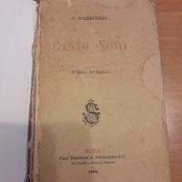 Libri Gabriele D'Annunzio  - fine 800, primi Novec