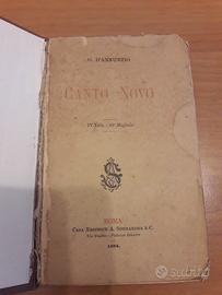 Libri Gabriele D'Annunzio  - fine 800, primi Novec