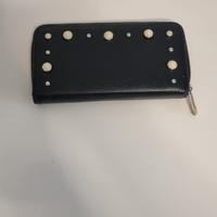 portafoglio nero donna