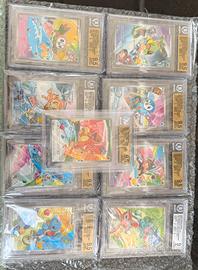 Pokemon 1 Partner illustration Complete Set BGS