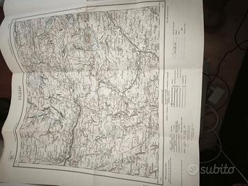 Cartina militare Ulzio