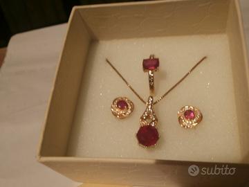 gioielli di rubino, ambra, "nuovi"