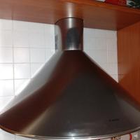 Cappa aspirante a parete Elica tonda inox