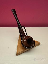 Pipa dritta in radica lucida