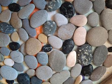 Sassolini di mare piatti per bricolage