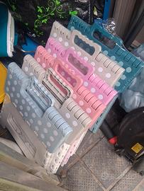 alzatine o sgabelli pieghevole 