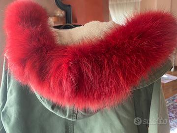 Ermanno Scervino Parka 44 Volpe Rossa Vera