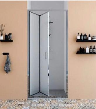 Porta doccia in vetro opaco