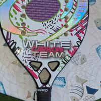 Racchetta white carbon team