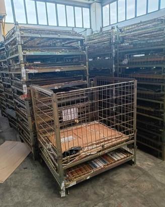 contenitori industriali,ceste metalliche