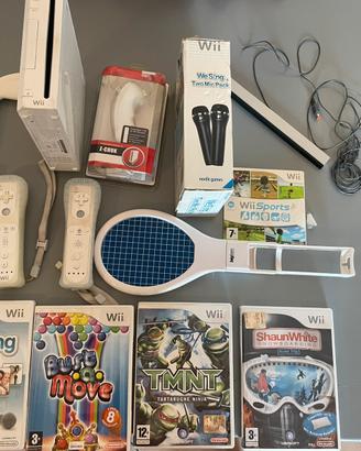 Nintendo Wii piu giochi e accessori