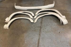 Passaruota e paraurti posteriore peugeot 205 rally