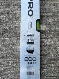 Livella in alluminio da 2 metri