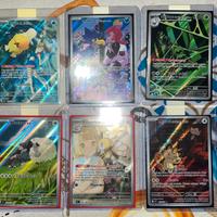 Carte Pokémon lotti vari set ill. rare ita