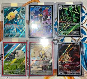 Carte Pokémon lotti vari set ill. rare ita