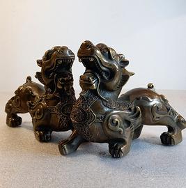 Bronzo, statua di Pixiu (o Pi Yao)