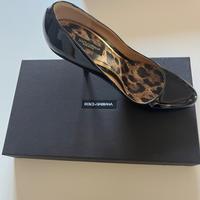 Décolleté Dolce & Gabbana vernice nera 38.5