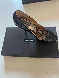 Décolleté Dolce & Gabbana vernice nera 38.5