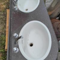 mobile bagno vintage marmo anni 70/80