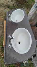 mobile bagno vintage marmo anni 70/80