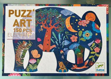 Puzzle Djeco 150 pz Elephant
