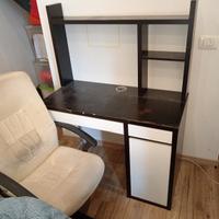  scrivania con sedia da ufficio 