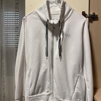 Giacca donna a zip bianca taglia M