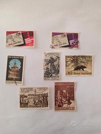 7 francobolli del 1967