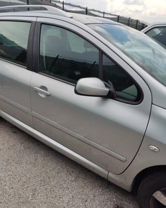 Porta anteriore dx nuda PEUGEOT 307 del 2007