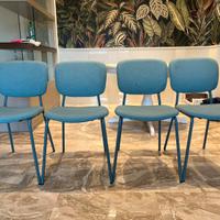 4 sedie turchese
