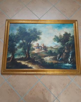 Dipinto ad olio antico 