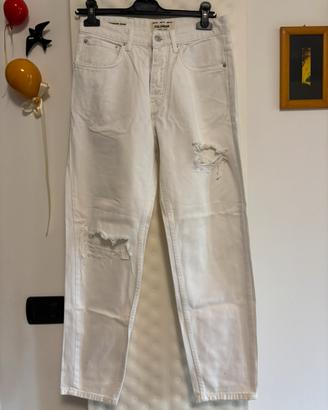 Jeans bianchi pull&bear