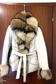 Giacca donna pelliccia di volpe. Taglia 40