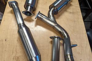 Scarico catback titanio 2.75"  toyota gt86 gr86