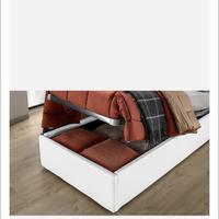 Letti singoli pelle bianca