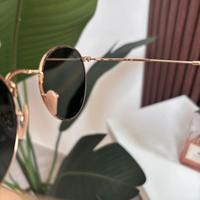 Rayban round metal
