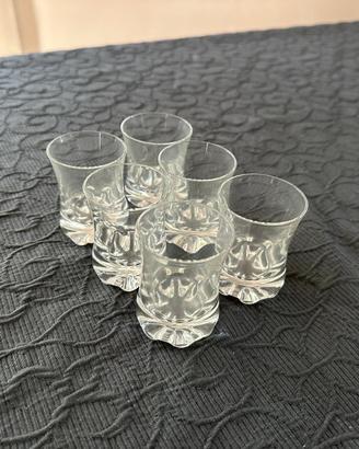 Set 10 bicchieri in vetro