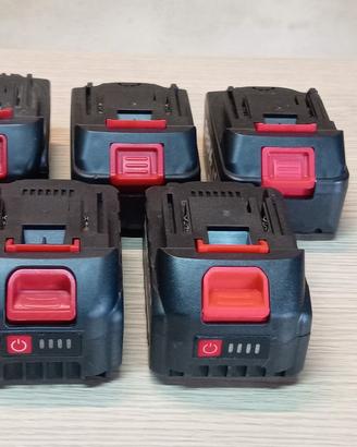 batterie 18-21v, 4A, attacco tipo Makita, nuove