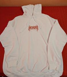 Felpa white con cappuccio YOURTURN